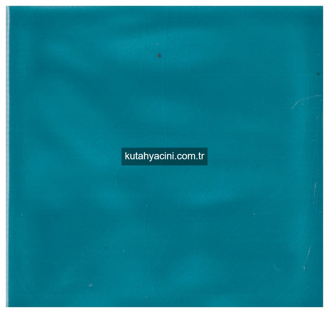 Dalgalı 10x10 çini karo rölyefli Türkuaz-2   m2 100 adet
